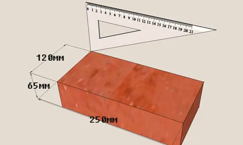 Размеры стандартного красного кирпича