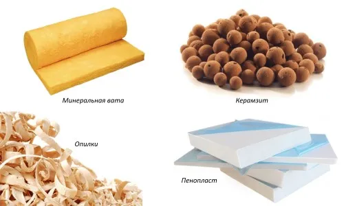 Основные виды утеплителей