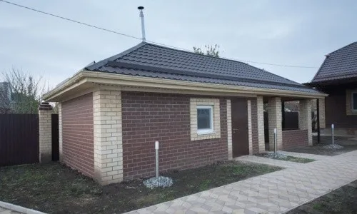 Баня из кирпича своими руками
