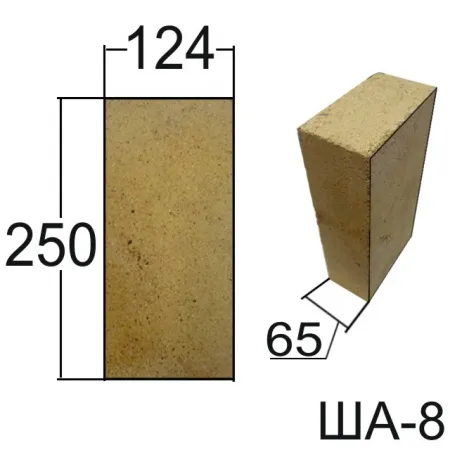 Параметры кирпича с маркировкой Ш8