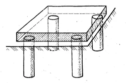 Столбчатый фундамент для печи Столбчатый фундамент для печи