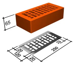 Размеры клинкерного кирпича